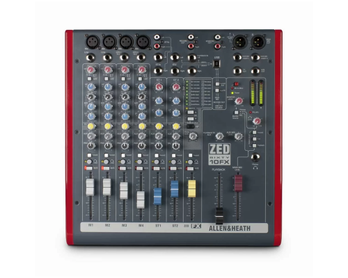 Allen & Heath ZED60-10FX 10-канальный аналоговый микшер, FX