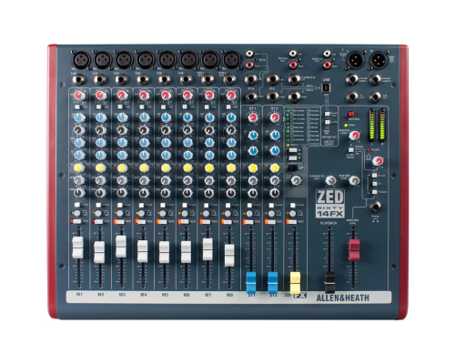 Allen & Heath ZED60-14FX 14-канальный аналоговый микшер, FX
