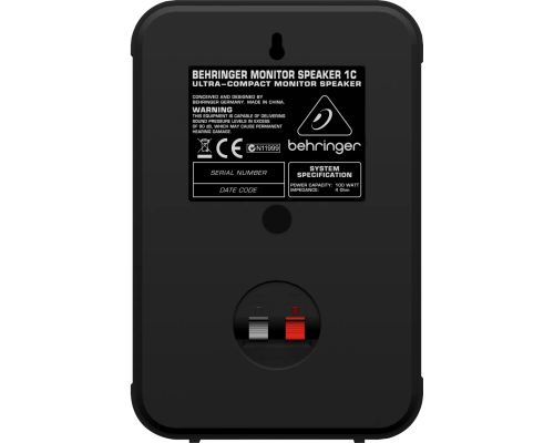 Behringer 1C-BK 2-полосный компактный монитор (пара), 2x100 Вт.