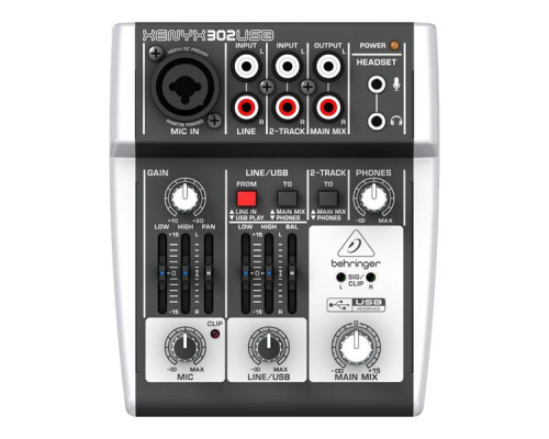 Behringer 302USB 2-канальный микшерный пульт
