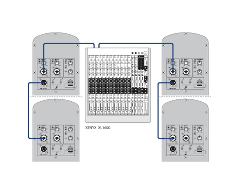 Behringer B115MP3 Активная АС, 1000 Вт., 15"