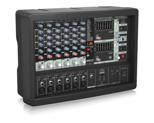 Behringer PMP560M 6-канальный активный микшер, 2x250 Вт.