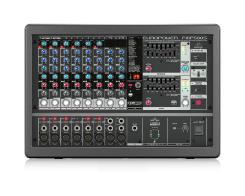 Behringer PMP580S 10-канальный активный микшер, 2x250 Вт.