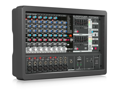 Behringer PMP580S 10-канальный активный микшер, 2x250 Вт.