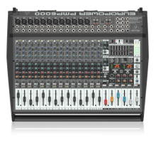 Behringer PMP6000 20-канальный активный микшер, 2x600 Вт.
