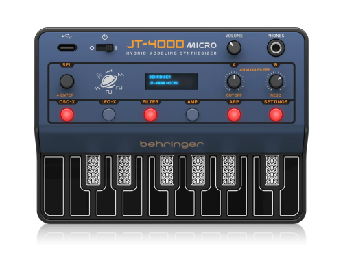 Behringer JT-4000 Micro 4-голосый портативный синтезатор