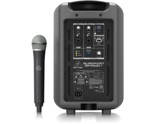 Behringer MPA100BT Портативная АС, 100 Вт., 6", Bluetooth