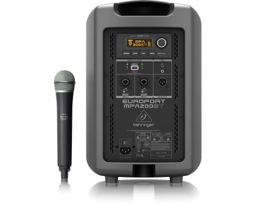 Behringer MPA200BT Портативная АС, 200 Вт., 8", Bluetooth
