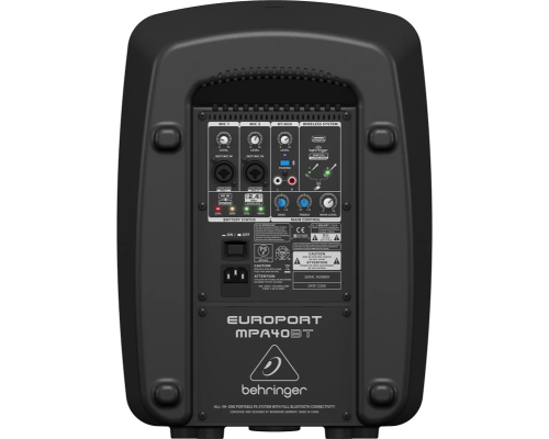 Behringer MPA40BT Портативная АС, 40 Вт., 8", Bluetooth