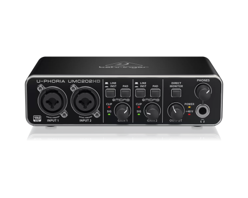 Behringer UMC202HD USB аудиоинтерфейс, 2x2