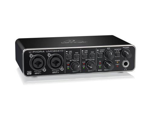 Behringer UMC204HD USB аудиоинтерфейс, 2x4