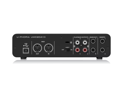Behringer UMC204HD USB аудиоинтерфейс, 2x4