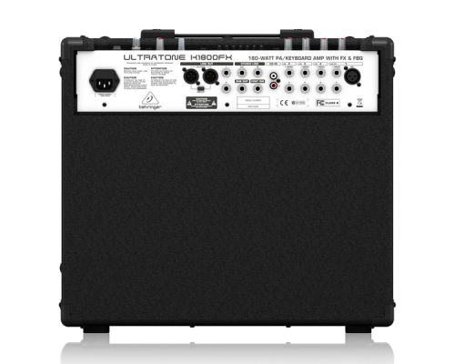 Behringer K1800FX Клавишный комбоусилитель, 180 Вт., 12"