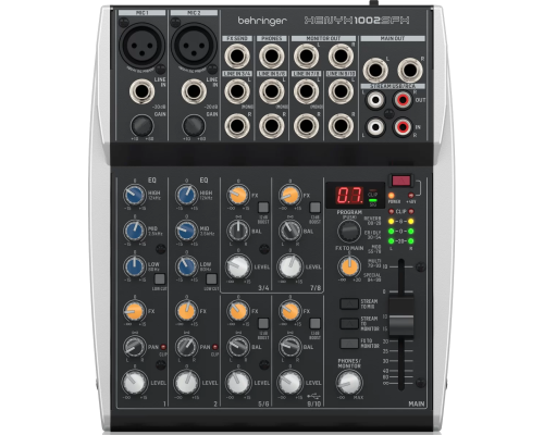 Behringer Xenyx 1002SFX 10-канальный аналоговый микшер