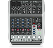 Behringer QX602MP3 6-канальный аналоговый микшер, MP3-плеер