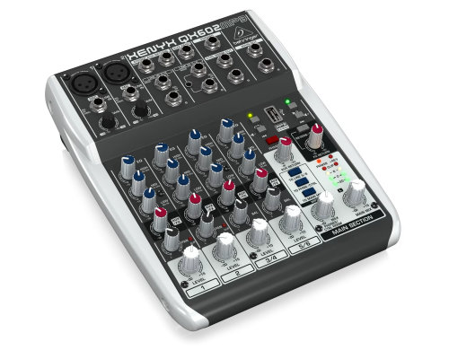 Behringer QX602MP3 6-канальный аналоговый микшер, MP3-плеер