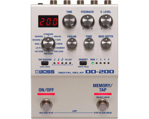 Boss DD-200 Цифровая педаль дилэй