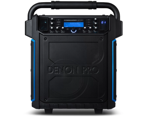 Denon Commander Sport Портативная всепогодная АС, 120 Вт., 8"+3", MP3, Bluetooth, микрофон
