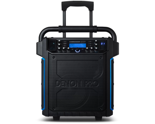 Denon Commander Sport Портативная всепогодная АС, 120 Вт., 8"+3", MP3, Bluetooth, микрофон