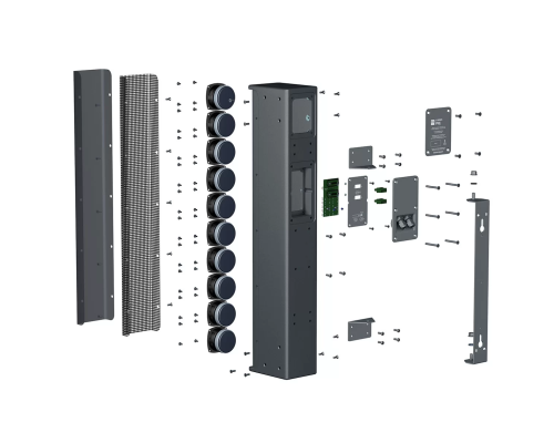 HK Audio P10i Звуковая колонна, 600 Вт., 16 Ом, 10х3", IP66