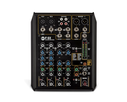 RCF F 6X 6-канальный аналоговый микшерный пульт, USB, FX