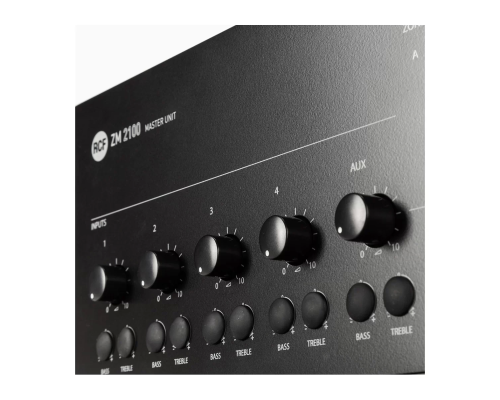 RCF ZM 2100 Центральный блок системы ZM 2000, 6 зон, 100В/70В