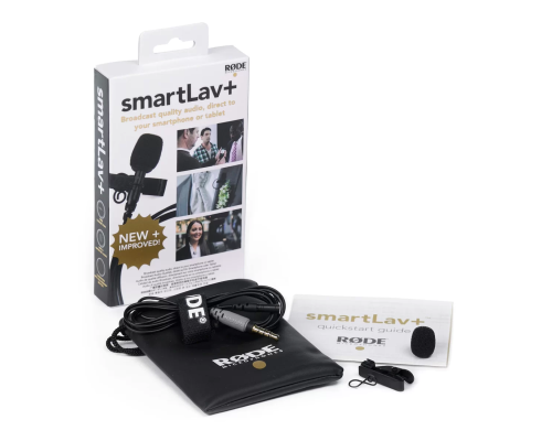 RODE smartLav+ Микрофон-петличка для смартфонов, конденсаторный, всенаправленный