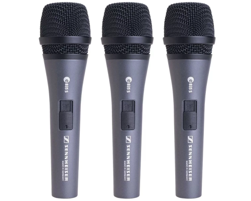 Sennheiser 3-PACK E 835-S Комплект из трех микрофонов