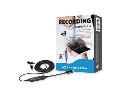Sennheiser ClipMic Digital Петличный конденсаторный микрофон для Apple устройств