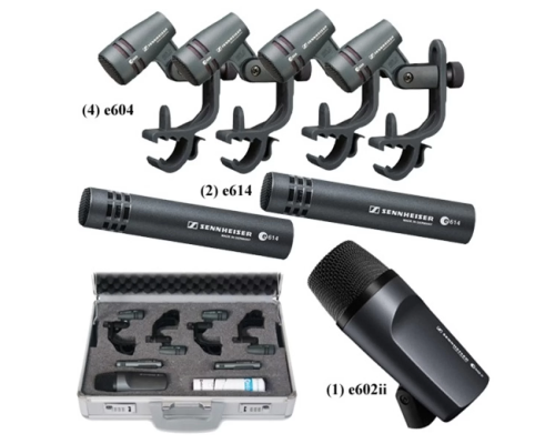 Sennheiser E 600 SERIES DRUM CASE Комплект микрофонов для озвучивания барабанной установки