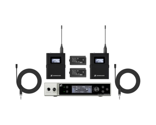 Sennheiser EW-DX MKE 2 SET Радиосистема с 2-мя петличными микрофонами