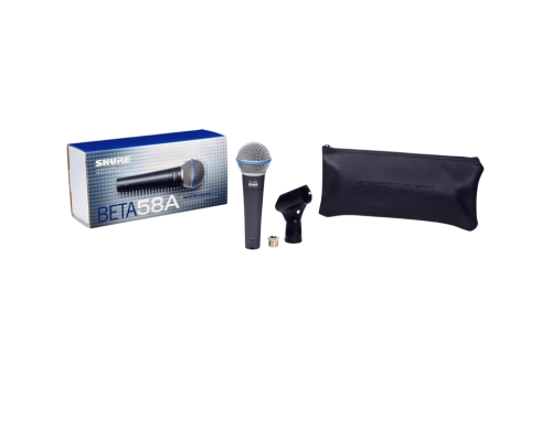 Shure Beta 58A Динамический суперкардиоидный вокальный микрофон