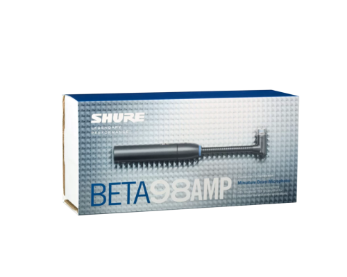Shure Beta 98AMP Миниатюрный кардиоидный микрофон с предусилителем A75M