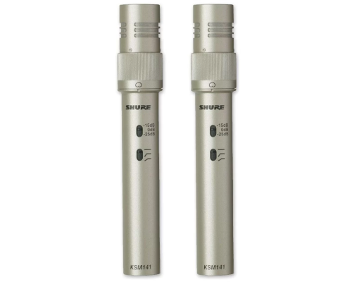 Shure KSM141/SL Stereo Pair Стереопара инструментальных микрофонов