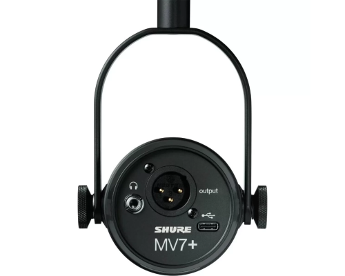 Shure MV7+ Black Студийный динамический микрофон