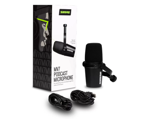 Shure MV7-K Микрофон для подкастов