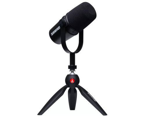 Shure MV7 Podcast kit Микрофон для подкастов + стойка
