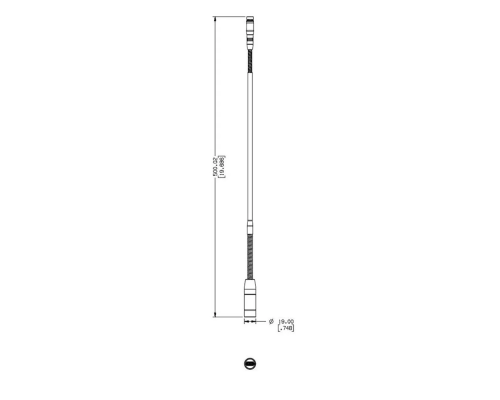 Shure MXC420DF/C Микрофон Dualflex типа гусиная шея, 50 cм