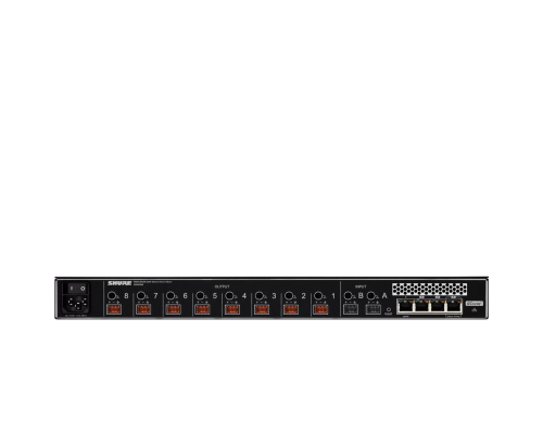 Shure MXWANI8 Коммутатор/Dante-интерфейс