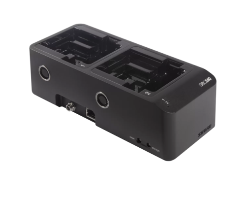 Shure SBC240 Зарядная док-станция для аккумуляторов SB910, SB920, передатчиков ADX1, ADX2