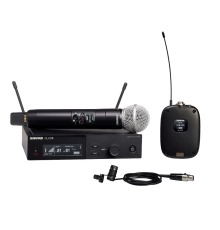 Shure SLXD124E/85 Цифровая радиосистема с петличным и ручным микрофонами