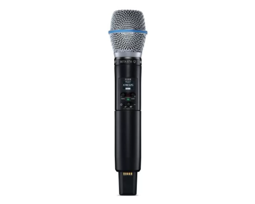 Shure SLXD2/B87A Ручной передатчик серии SLX-D с капсюлем BETA87A