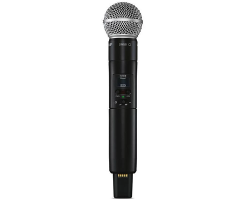 Shure SLXD2/SM58 Ручной передатчик серии SLX-D с капсюлем SM58