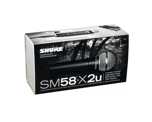 Shure SM58-X2U Динамический кардиоидный вокальный микрофон