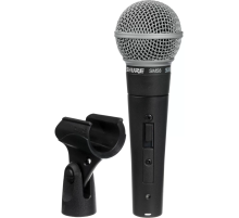 Shure SM58S Динамический кардиоидный вокальный микрофон (с выключателем)