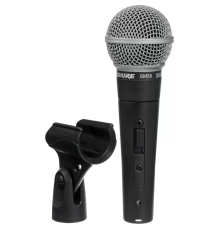 Shure SM58S Динамический кардиоидный вокальный микрофон (с выключателем)