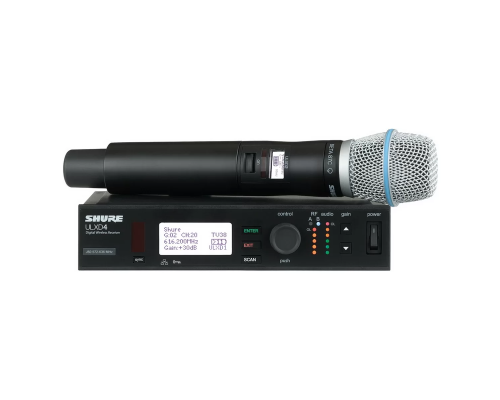 Shure ULXD24/B87C Цифровая радиосистема с ручным микрофоном