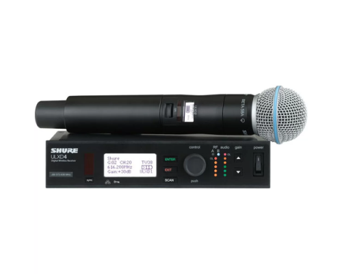 Shure ULXD24E/B87C Цифровая радиосистема с ручным микрофоном