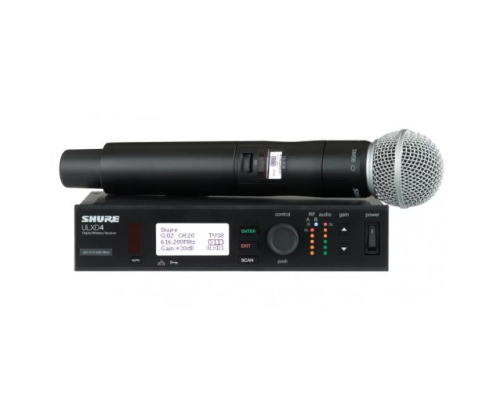 Shure ULXD24E/SM58 Цифровая радиосистема с ручным микрофоном