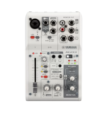 Yamaha AG03MK2 White 3-канальный микшер с USB-аудиоинтерфейсом